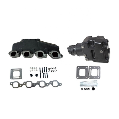 MerCruiser GM V8 Big Block 454 Marine Engine met gietijzeren manifolds en risers