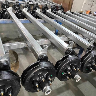 Aanpassingsremtype TS2000 3500 5000 5200 6000 7000 8000 lb Rubber Torsion Trailer Axle