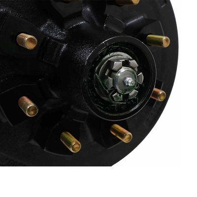 High Capacity 7000 lb aanhangwagenas met elektrische remmen en 8 bouten op 6,5 &quot;boutenpatroon
