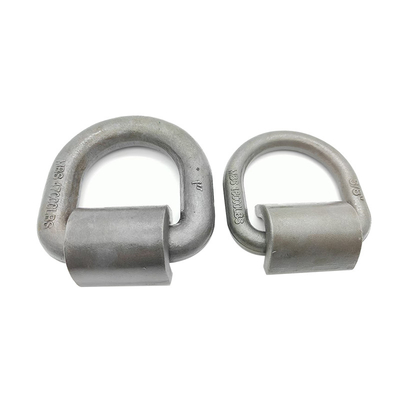 Carbon Steel Heavy Duty Trailer Weld On D Ring smeden Proces en oppervlaktebehandeling
