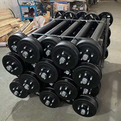 Elektrische remmen aanhangwagenas 7000 lbs maximale lading voor zware transportbehoeften