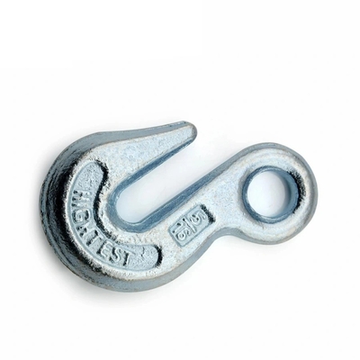 OEM smederij Lifting Rigging Eye Hook Parts Closed Die Forging Process Gesmeed Kran Hook