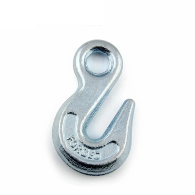 OEM smederij Lifting Rigging Eye Hook Parts Closed Die Forging Process Gesmeed Kran Hook