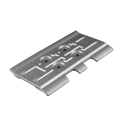 Constructieapparatuur Onderdelen gesmeed spoor schoen met bewerking en warmtebehandeling