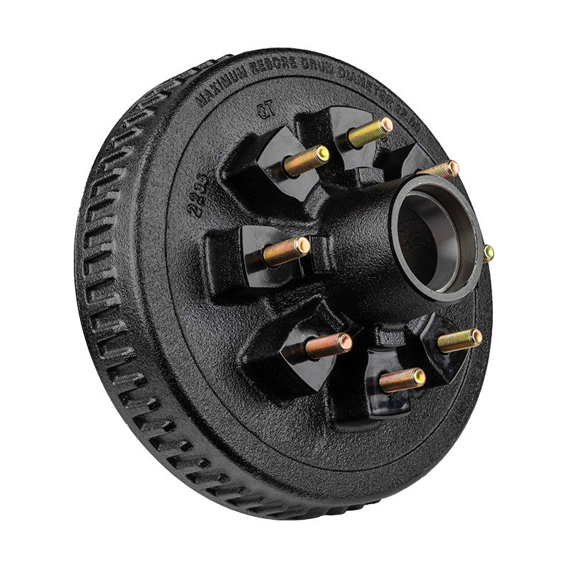 Onderdelen voor aanhangwagens 7000 lb 8 Lug 6 1/2 12 inch remtrommel voor duurzaam en aanhangwagensremmen