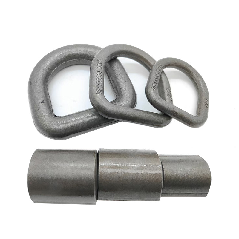Carbon Steel Heavy Duty Trailer Weld On D Ring smeden Proces en oppervlaktebehandeling
