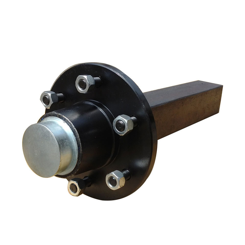 Lichte aanhangwagen stub hub spindle as aanhangwagen onderdelen voor verbeterde aanhangwagen prestaties